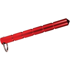 kubotan red made with aluminum key chain