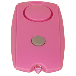 personal alarm pink featuring led light
